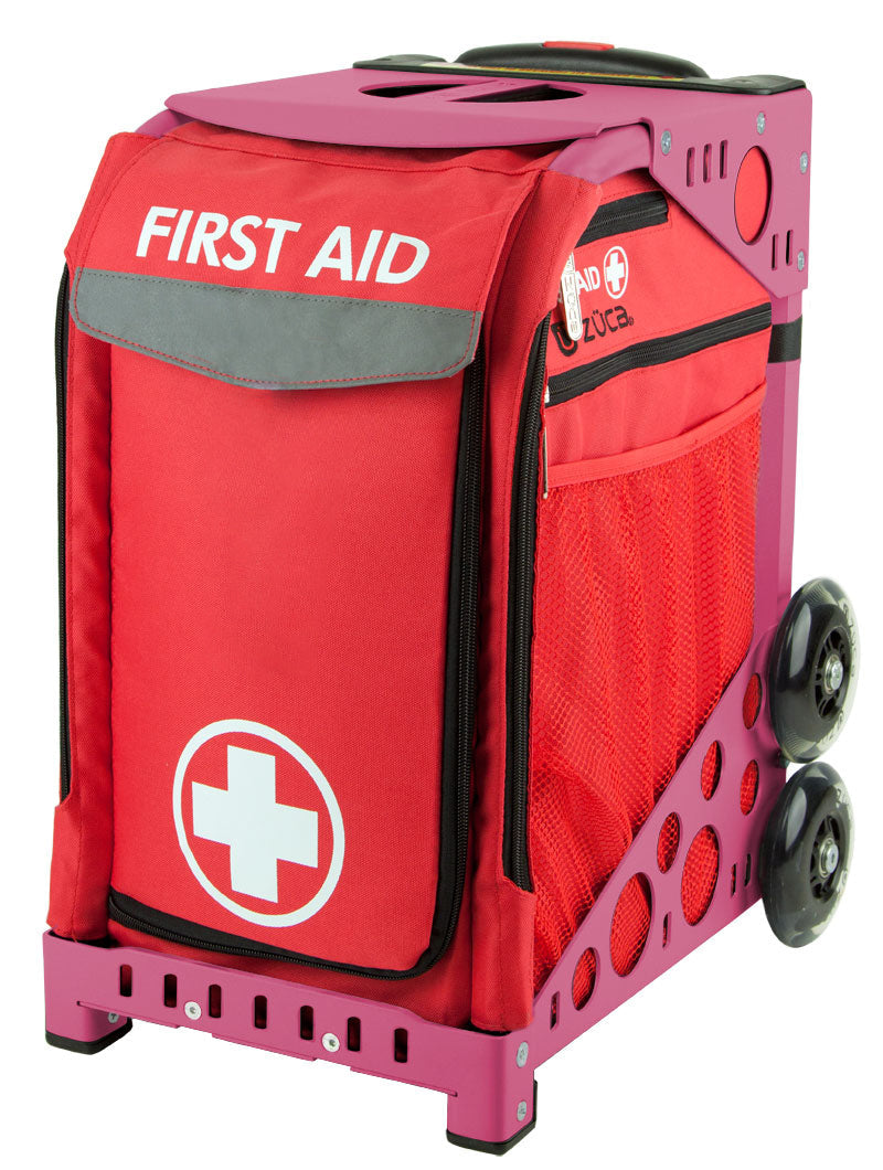 First Aid Sport - Pink_frame_flashing_wheels