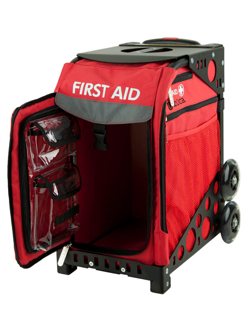 First Aid Sport - White_frame_flashing_wheels