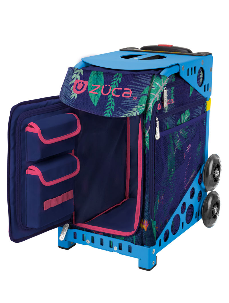 Flamingo Sport + Lunchbox - Blue_frame_flashing_wheels