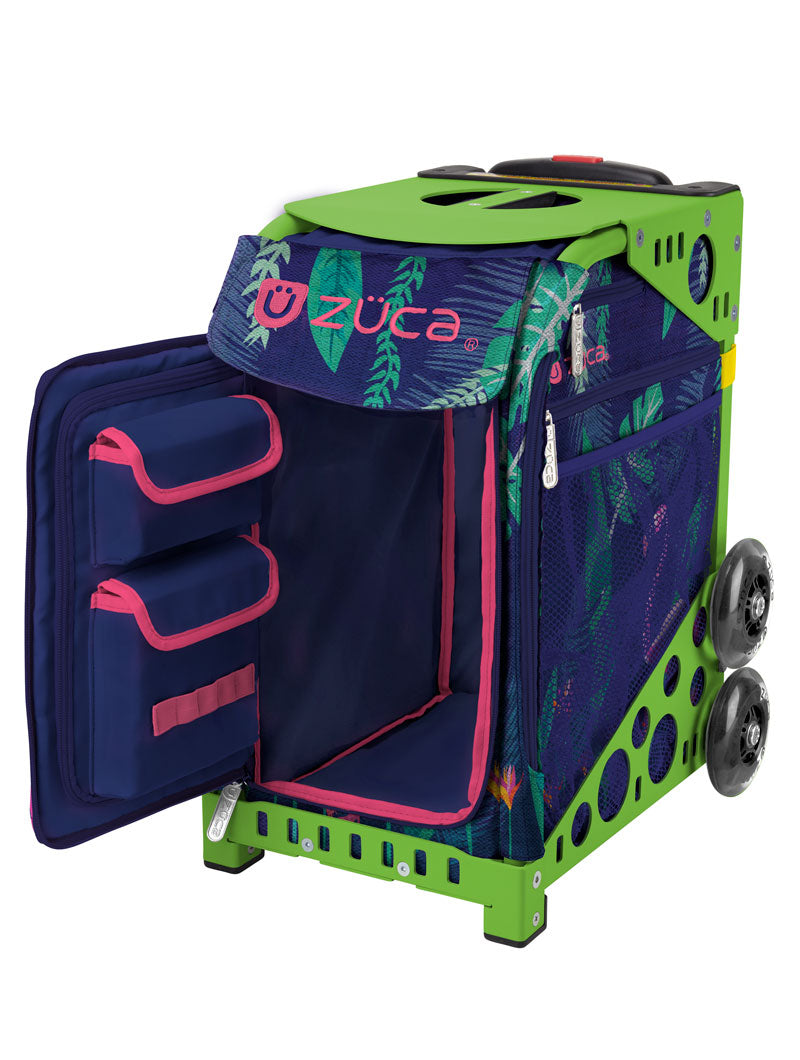 Flamingo Sport + Lunchbox - Green_frame_flashing_wheels