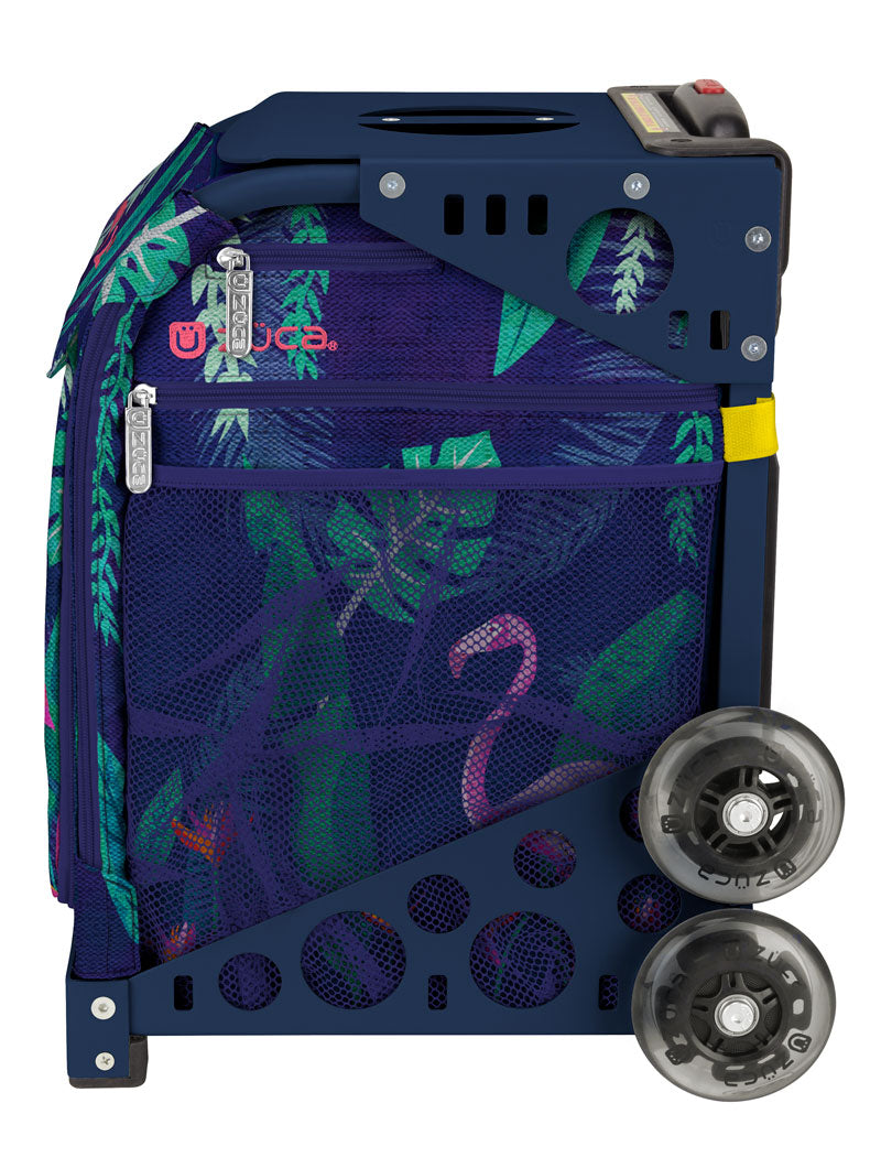 Flamingo Sport + Lunchbox - Navy_frame_flashing_wheels