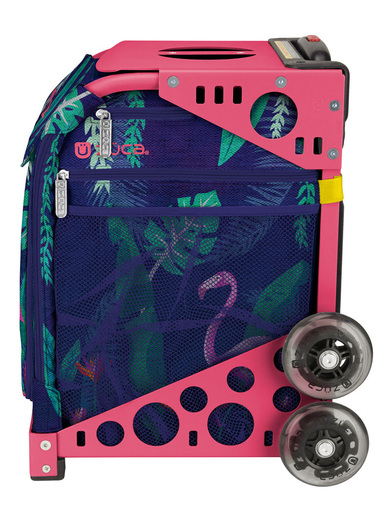 Flamingo Sport + Lunchbox - Pink_frame_flashing_wheels