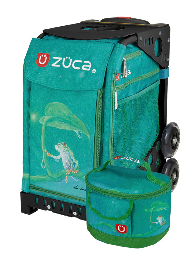 Froggy Friend Sport + Lunchbox - Black_frame_flashing_wheels