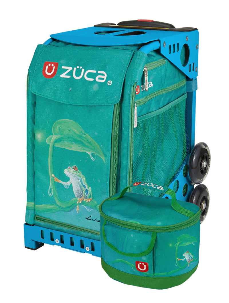 Froggy Friend Sport + Lunchbox - Blue_frame_flashing_wheels