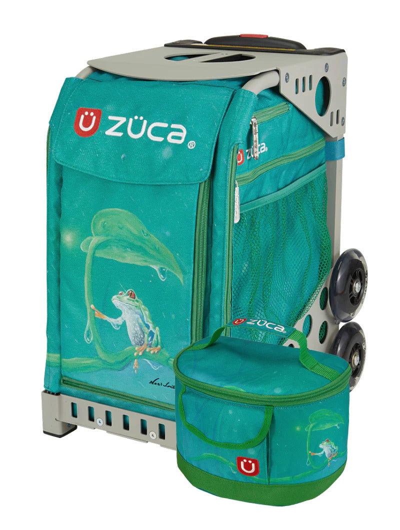 Froggy Friend Sport + Lunchbox - Gray_frame_flashing_wheels