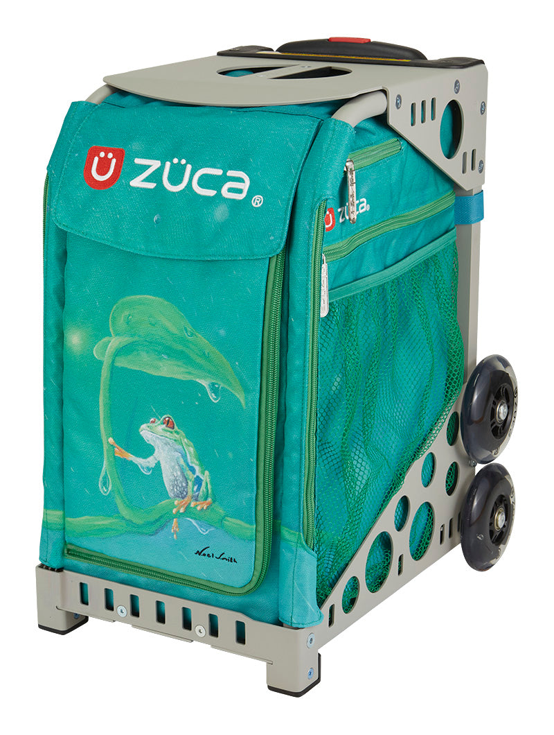 Froggy Friend Sport + Lunchbox - Gray_frame_flashing_wheels