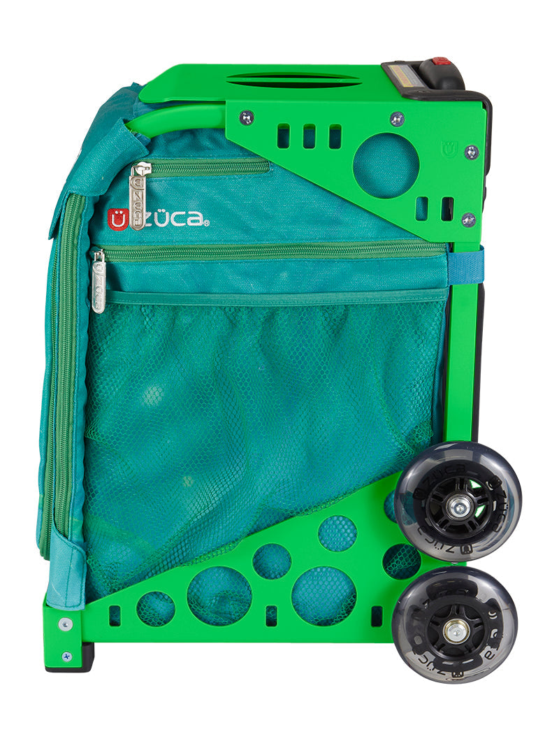 Froggy Friend Sport + Lunchbox - Green_frame_flashing_wheels