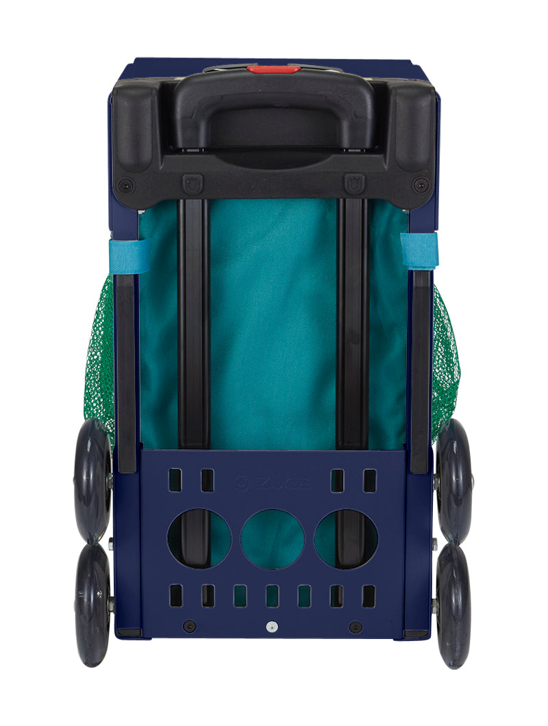 Froggy Friend Sport + Lunchbox - Navy_frame_flashing_wheels