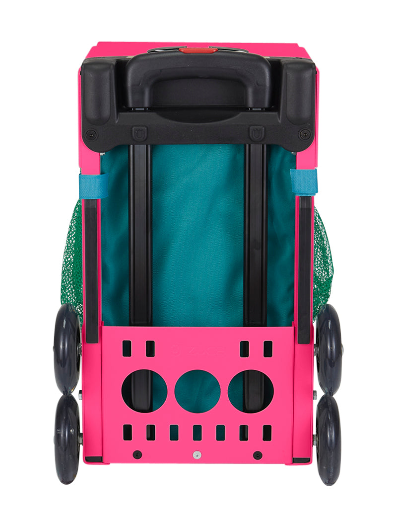 Froggy Friend Sport + Lunchbox - Pink_frame_flashing_wheels