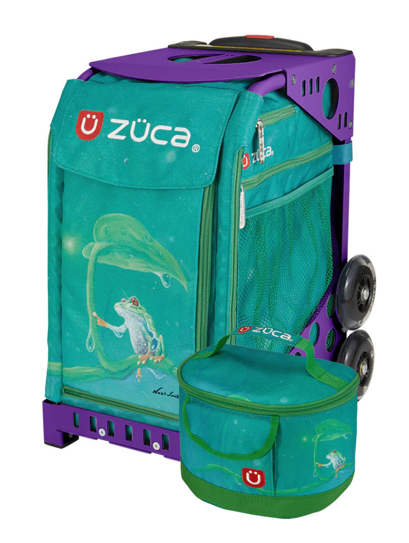 Froggy Friend Sport + Lunchbox - Purple_frame_flashing_wheels