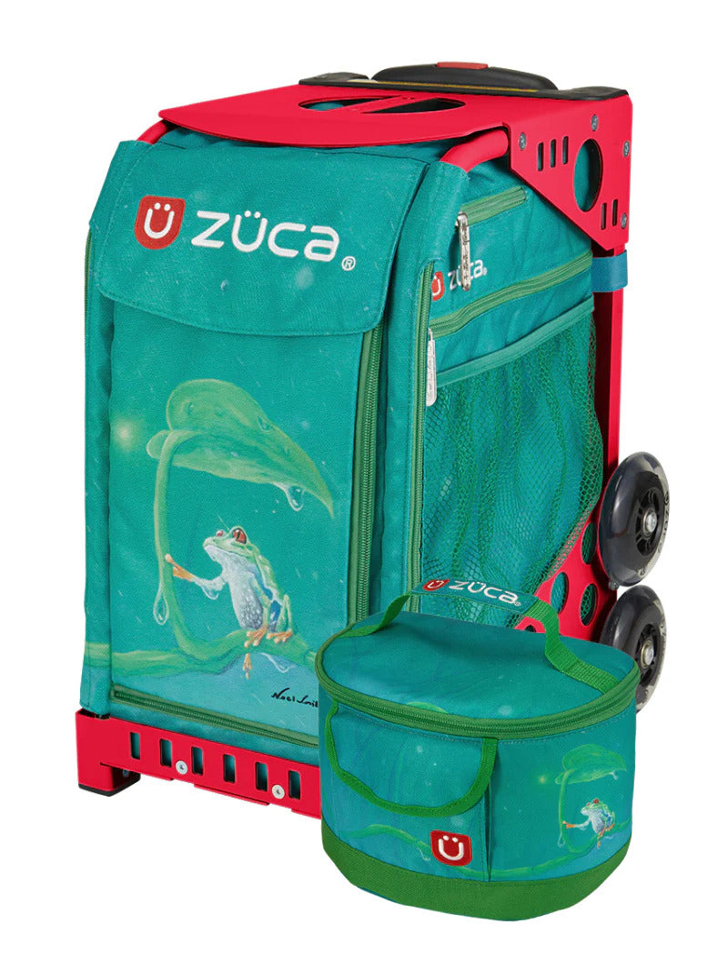 Froggy Friend Sport + Lunchbox - Red_frame_flashing_wheels