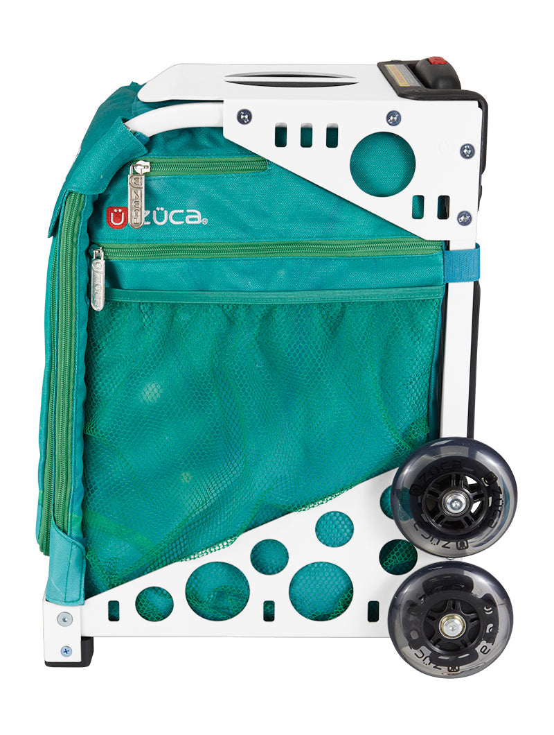 Froggy Friend Sport + Lunchbox - White_frame_flashing_wheels
