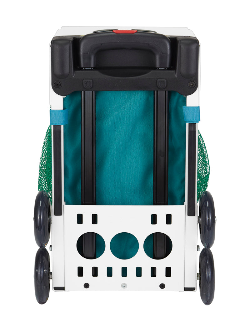 Froggy Friend Sport + Lunchbox - White_frame_flashing_wheels