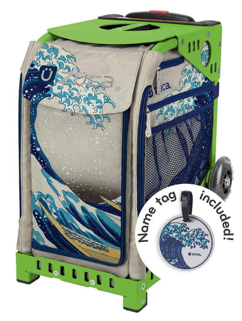 Great Wave Sport - Green_frame_flashing_wheels