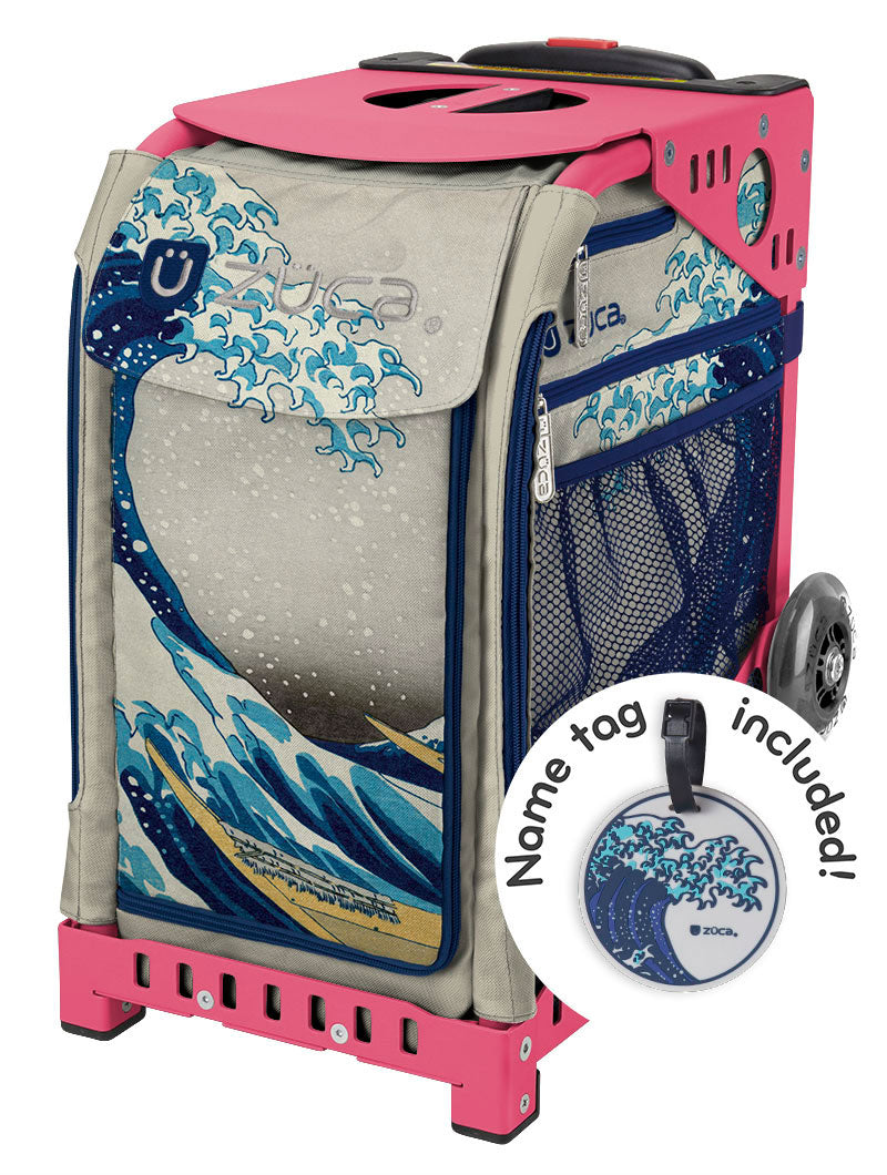 Great Wave Sport - Pink_frame_flashing_wheels