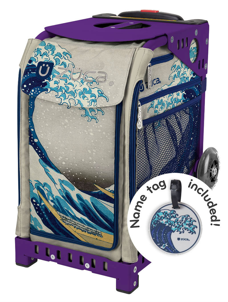 Great Wave Sport - Purple_frame_flashing_wheels