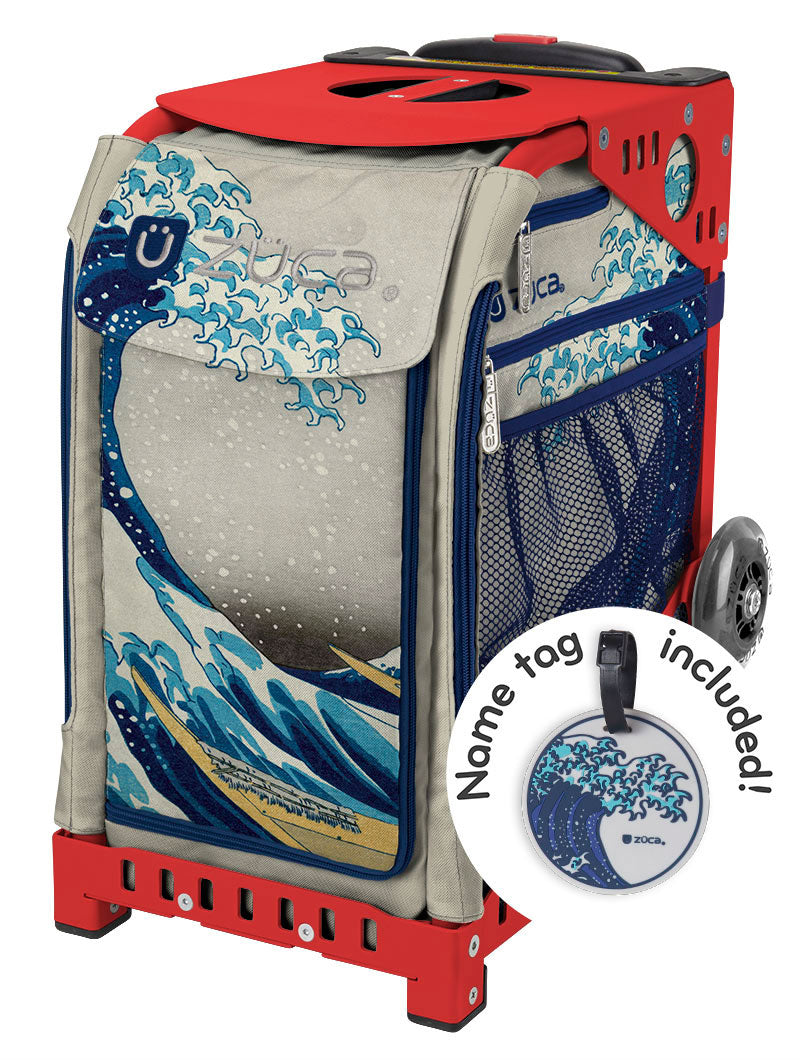 Great Wave Sport - Red_frame_flashing_wheels