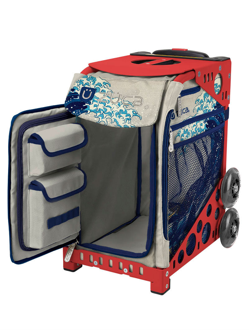 Great Wave Sport - Red_frame_flashing_wheels