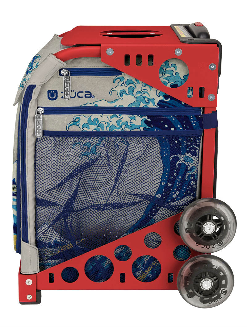 Great Wave Sport - Red_frame_flashing_wheels