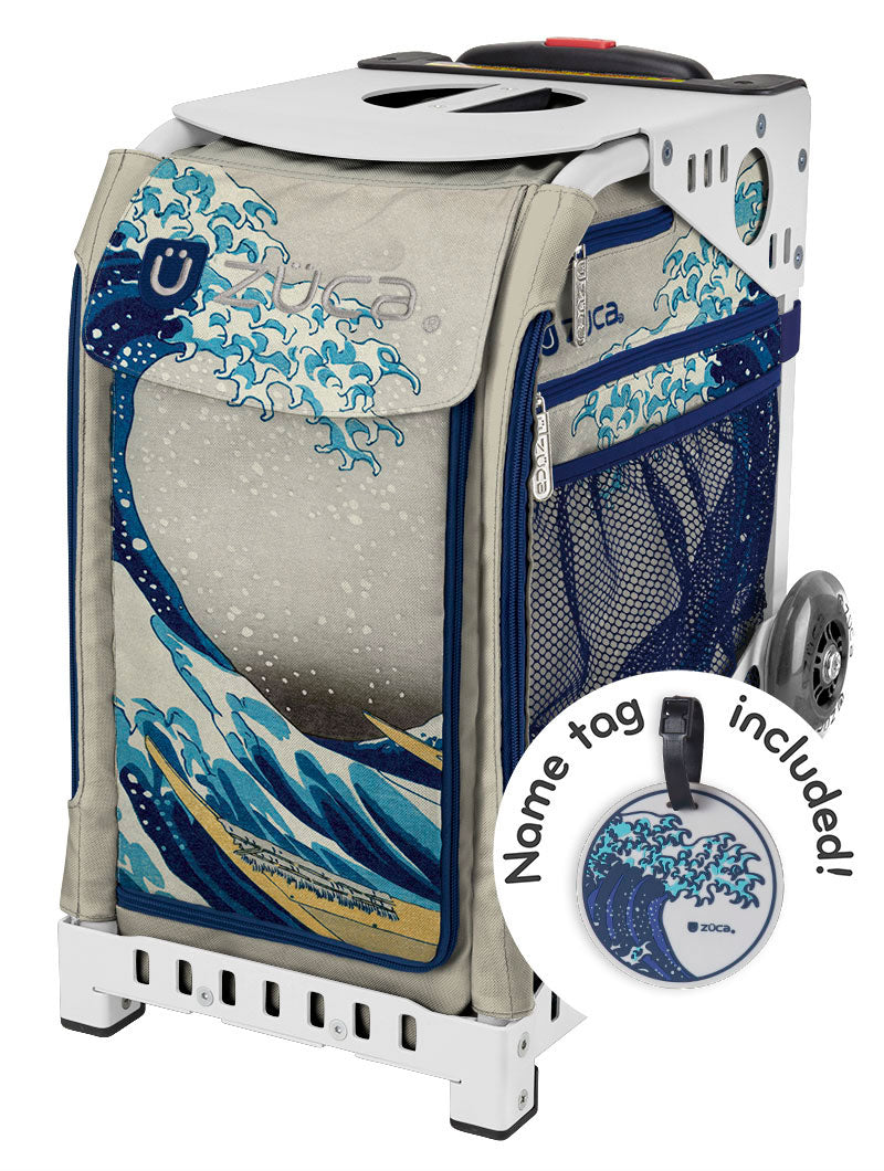 Great Wave Sport - White_frame_flashing_wheels