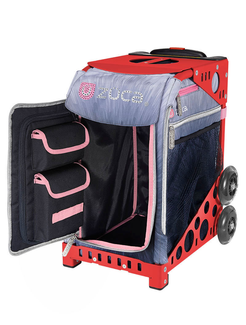 Ice Dreamz Lux Sport - Red_frame_flashing_wheels