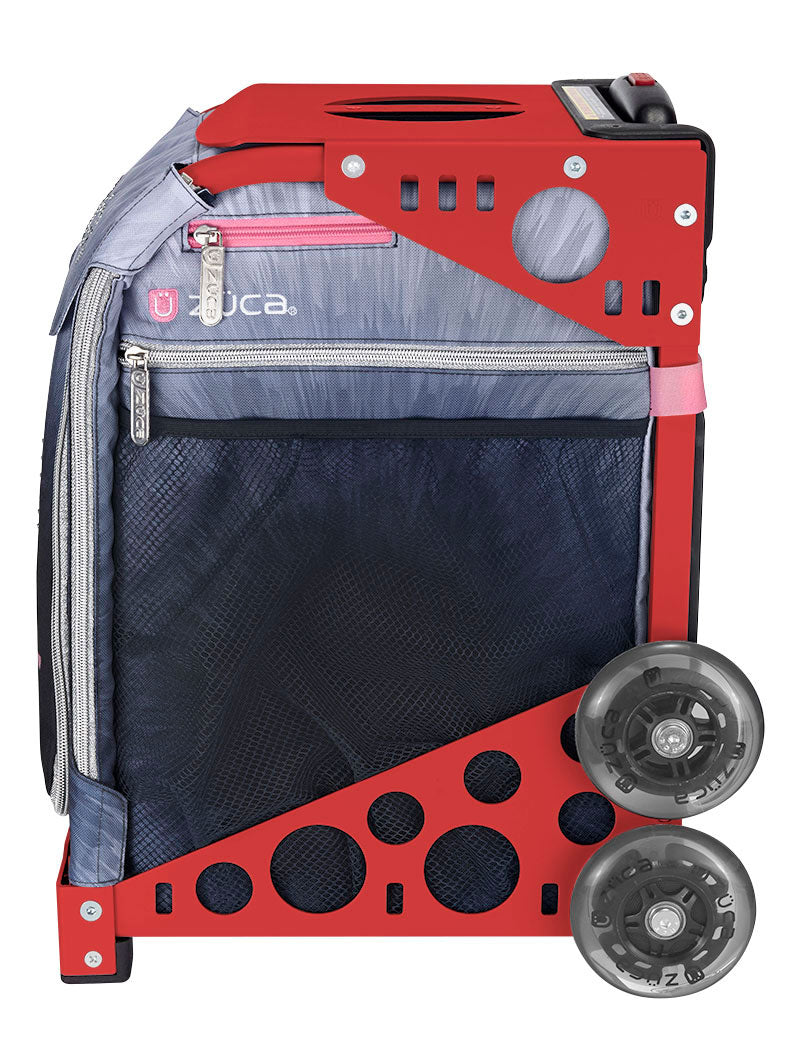 Ice Dreamz Lux Sport - Red_frame_flashing_wheels