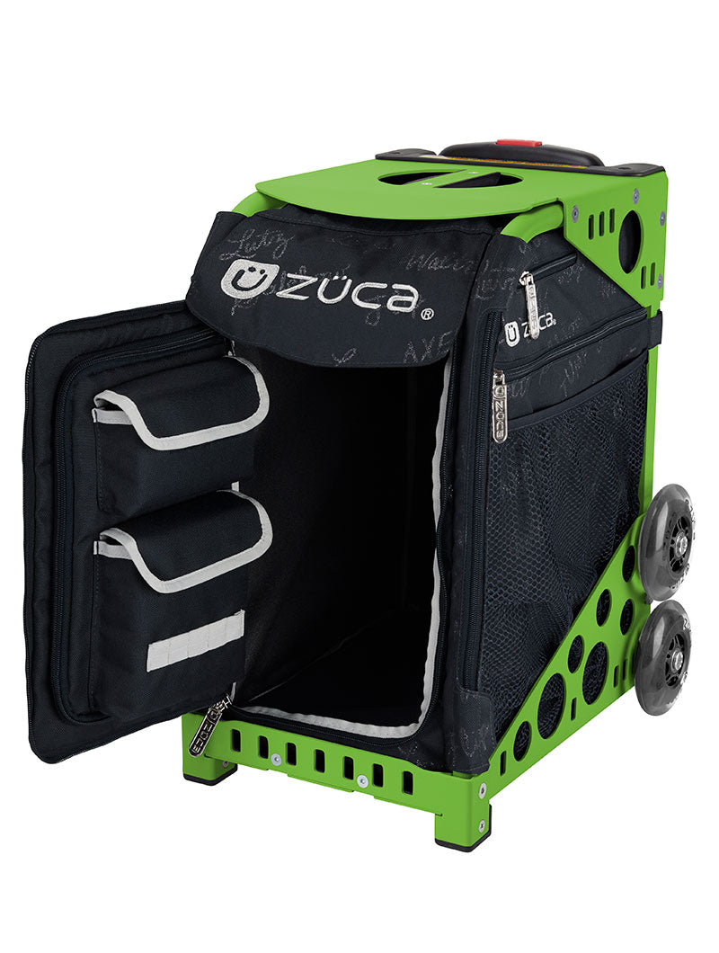 Ice Queen Sport - Green_frame_flashing_wheels