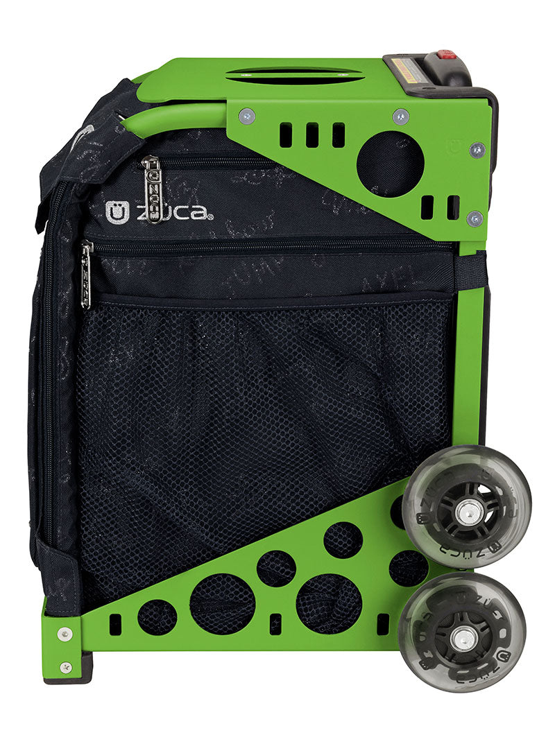 Ice Queen Sport - Green_frame_flashing_wheels