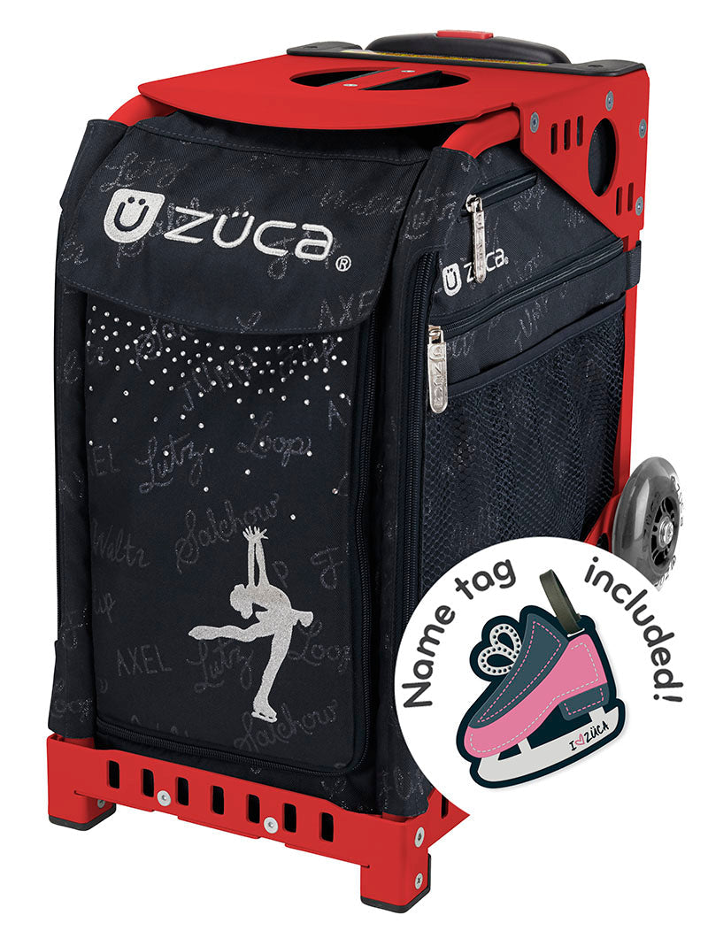 Ice Queen Sport - Red_frame_flashing_wheels