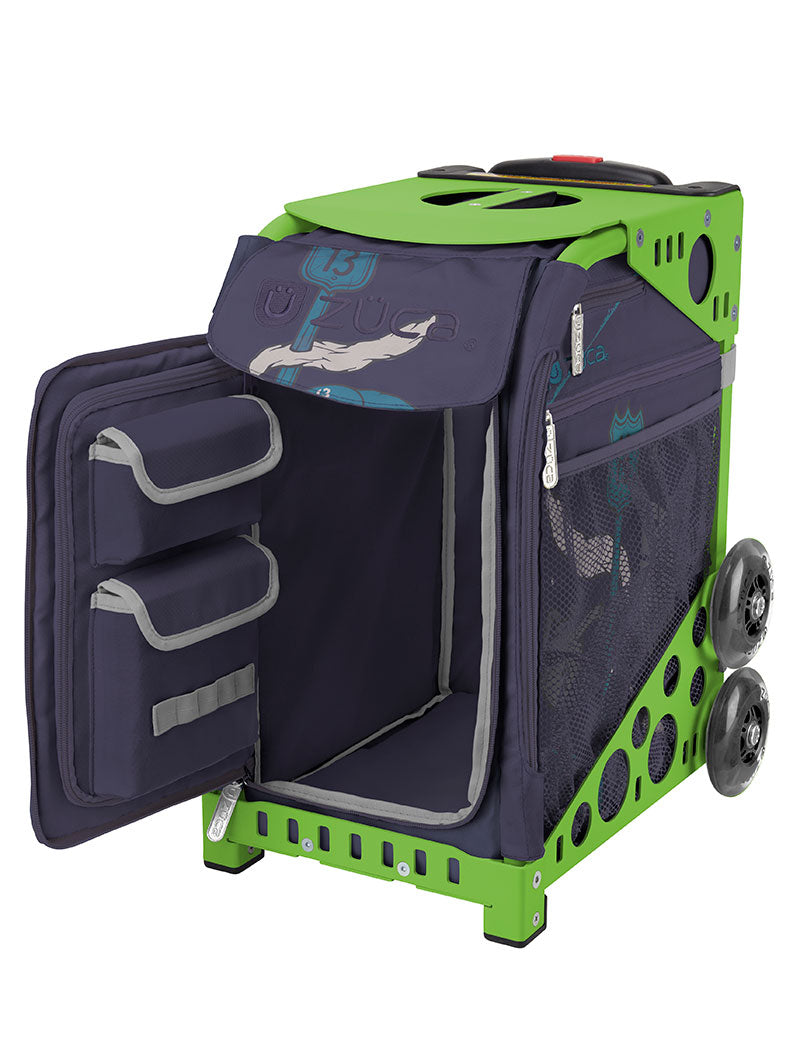 Let's Ride Sport - Green_frame_flashing_wheels