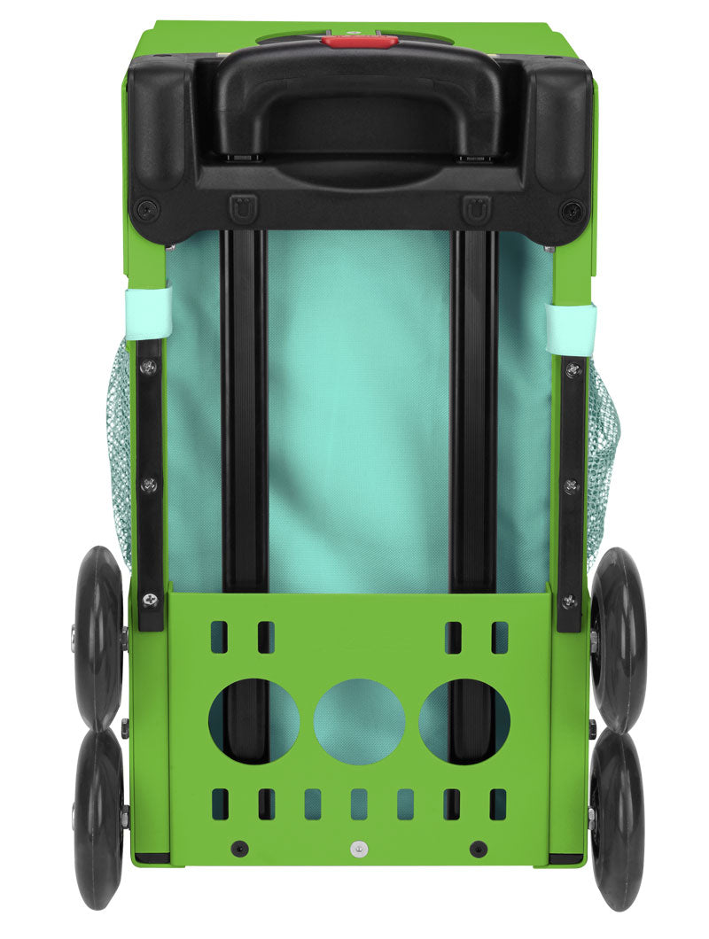 Llama Rama Sport + Lunchbox - Green_frame_flashing_wheels