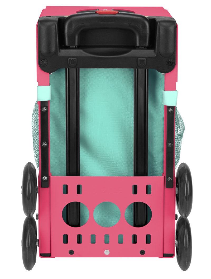 Llama Rama Sport + Lunchbox - Pink_frame_flashing_wheels