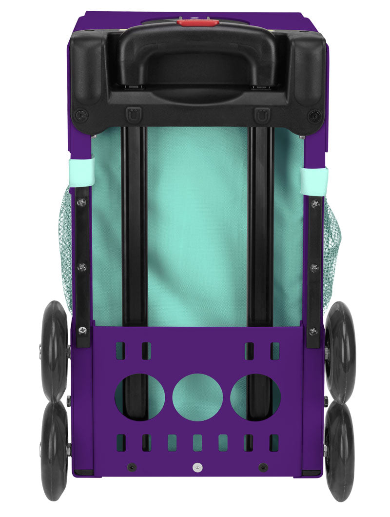 Llama Rama Sport + Lunchbox - Purple_frame_flashing_wheels