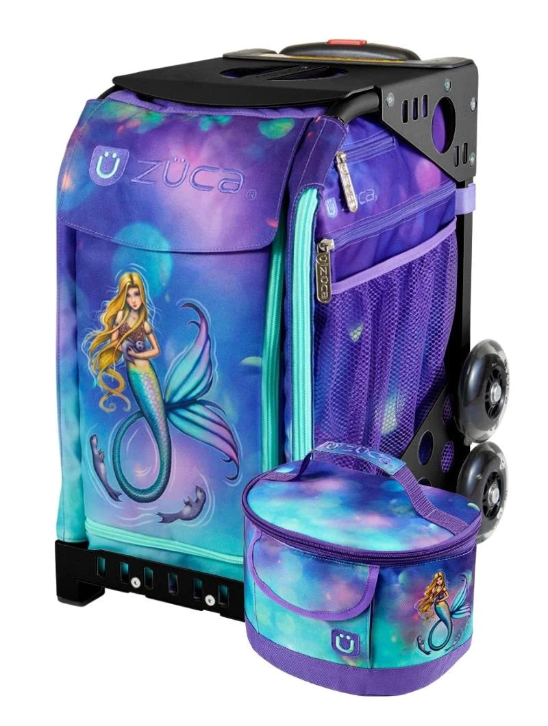 Mermaid Magic Sport + Lunchbox - Black_frame_non-flashing_wheels