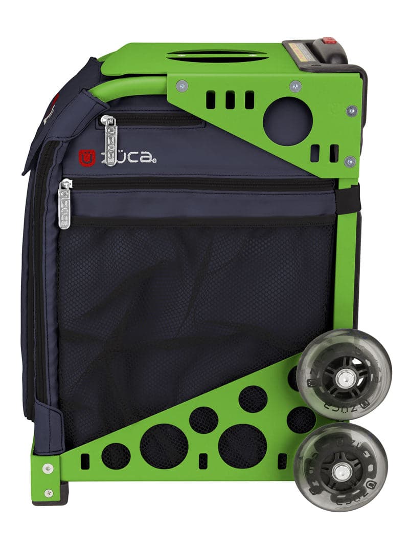 Midnight Sport - Green_frame_flashing_wheels