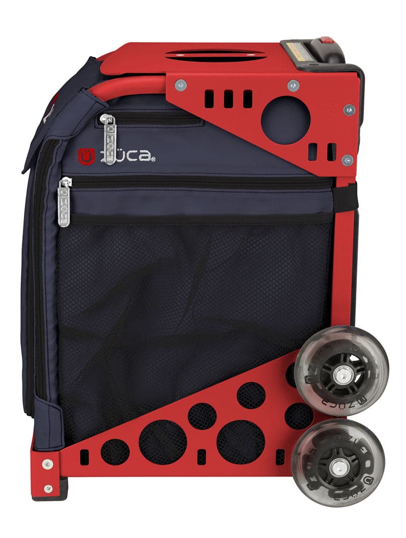 Midnight Sport - Red_frame_flashing_wheels