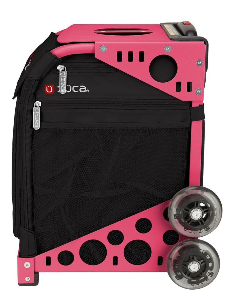 Obsidian Sport - Pink_frame_flashing_wheels