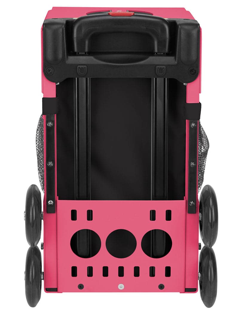 Obsidian Sport - Pink_frame_flashing_wheels