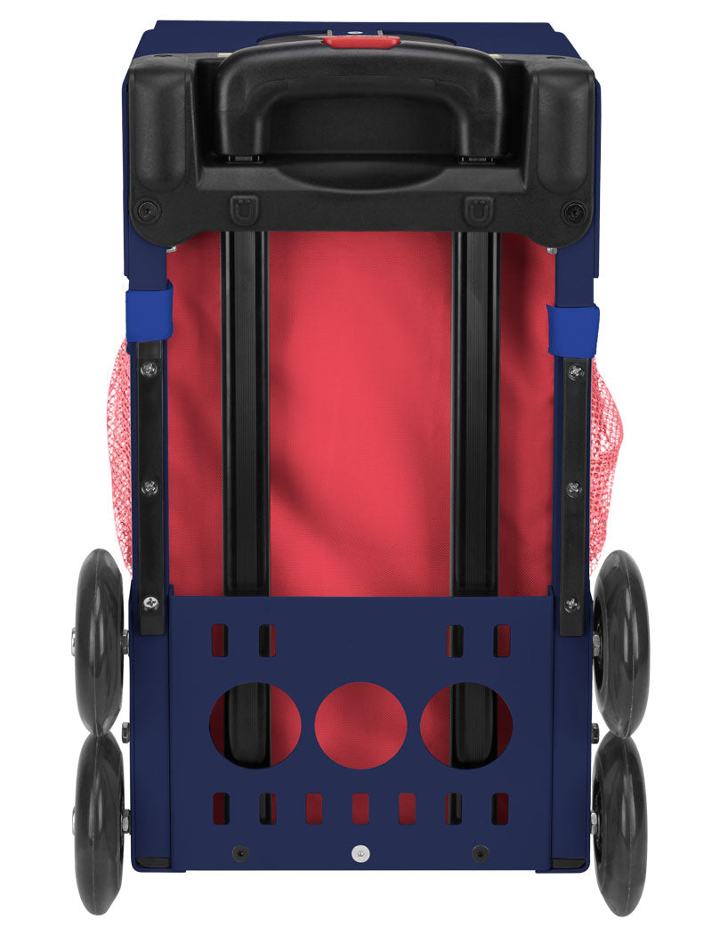 Paisley In Red Sport + Lunchbox - Navy_frame_flashing_wheels