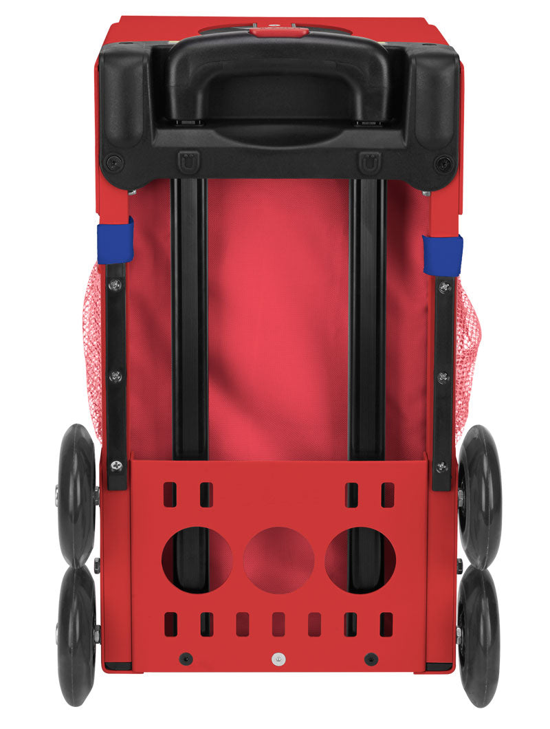 Paisley In Red Sport + Lunchbox - Red_frame_flashing_wheels
