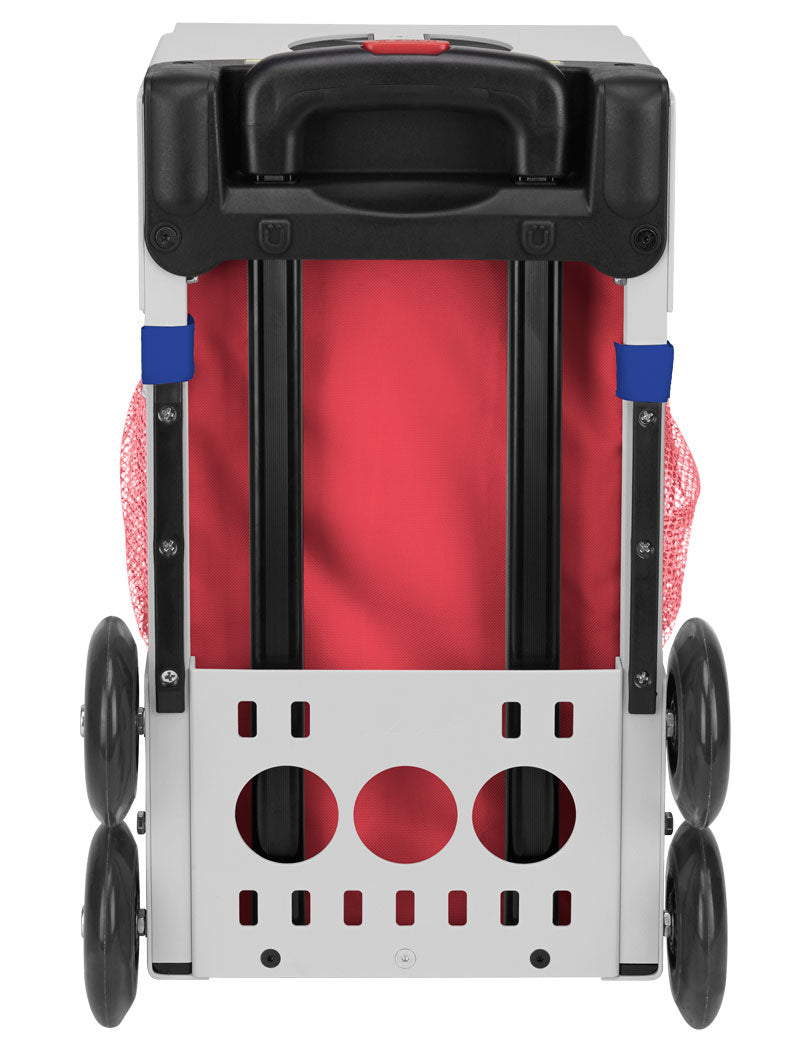 Paisley In Red Sport + Lunchbox - White_frame_flashing_wheels