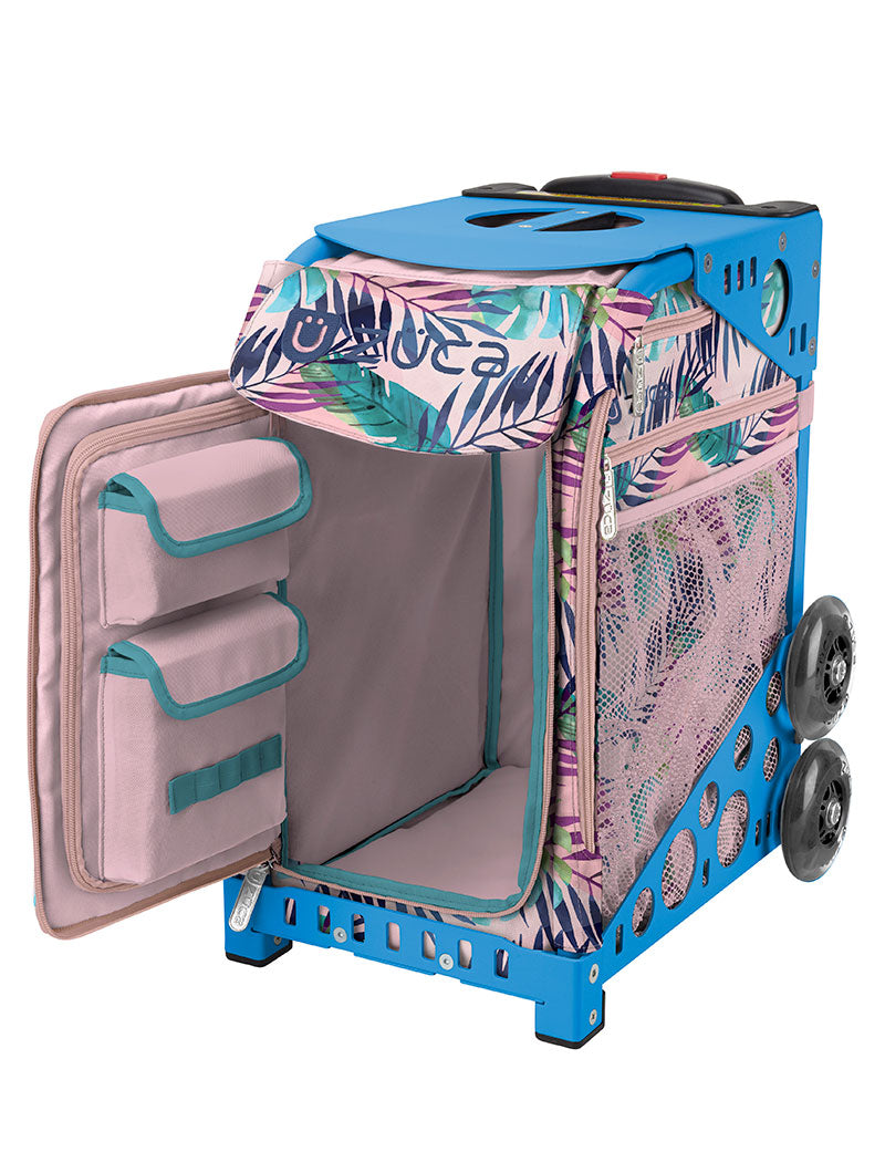 Pink Oasis Sport - Blue_frame_flashing_wheels