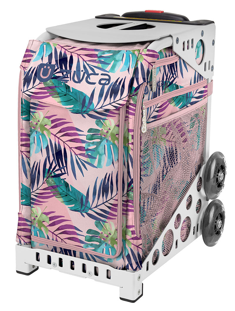 Pink Oasis Sport - White_frame_flashing_wheels