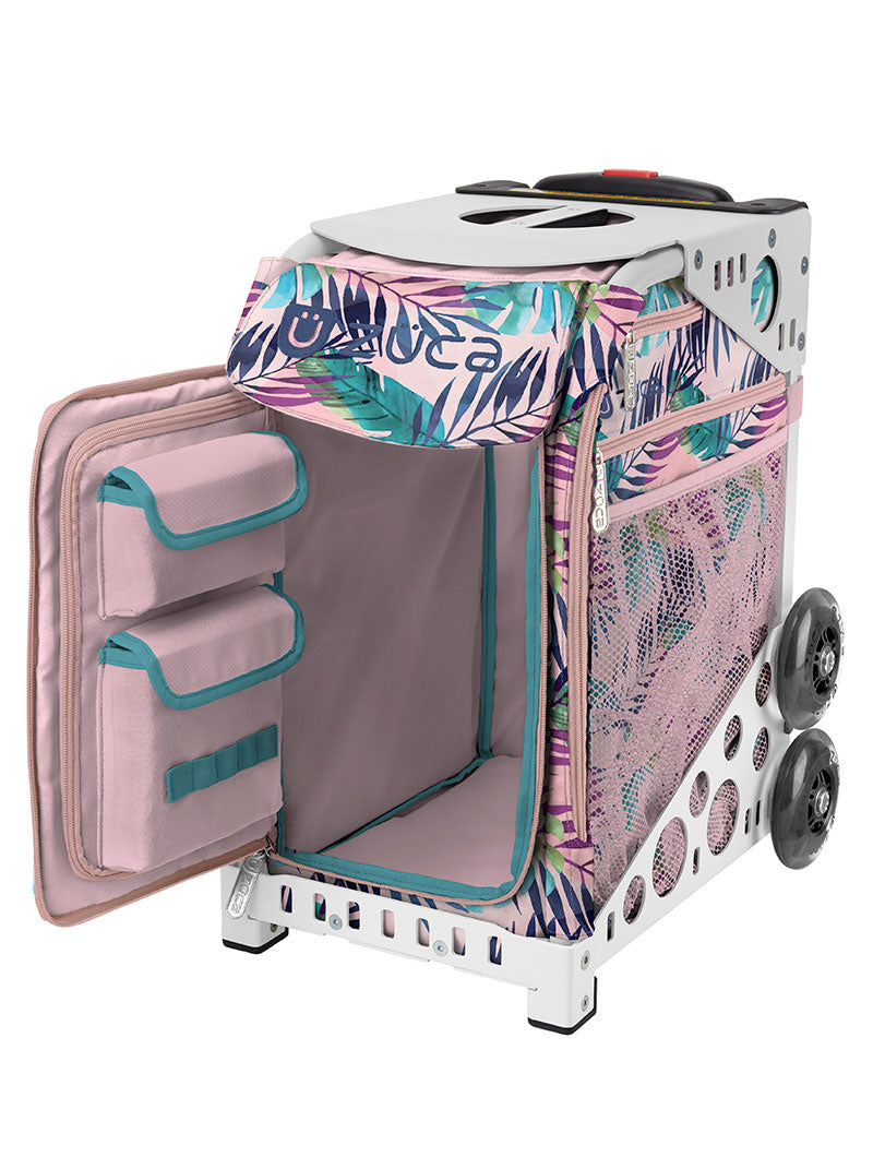 Pink Oasis Sport - White_frame_flashing_wheels