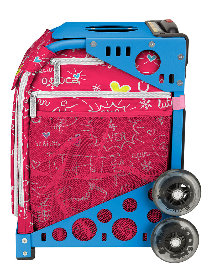 Pink SK8 Sport - Blue_frame_flashing_wheels