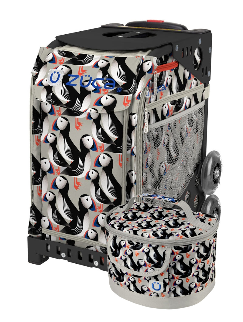 Playful Puffins Sport + Lunchbox - Black_frame_non-flashing_wheels