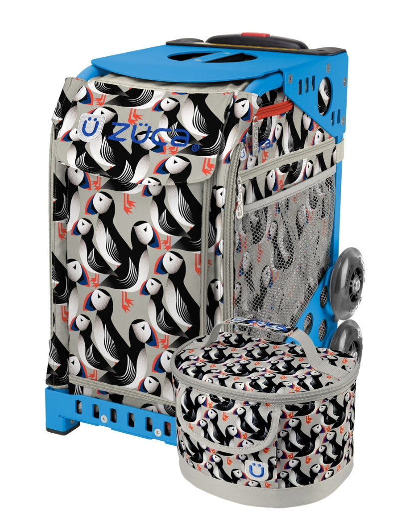 Playful Puffins Sport + Lunchbox - Blue_frame_flashing_wheels