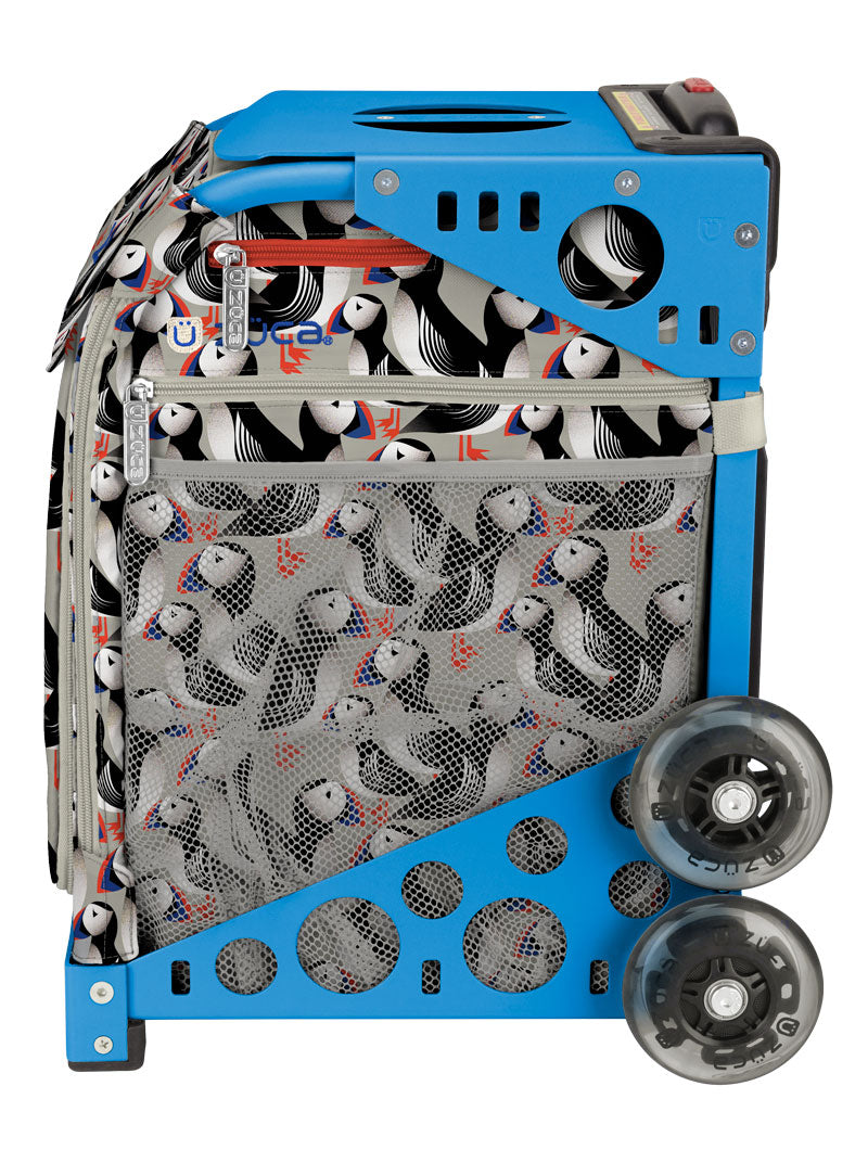 Playful Puffins Sport + Lunchbox - Blue_frame_flashing_wheels