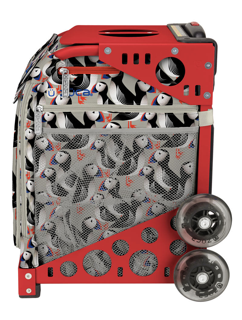 Playful Puffins Sport + Lunchbox - Red_frame_flashing_wheels