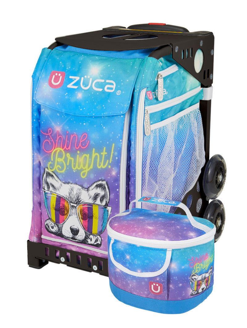 Shine Bright Sport + Lunchbox - Black_frame_non-flashing_wheels